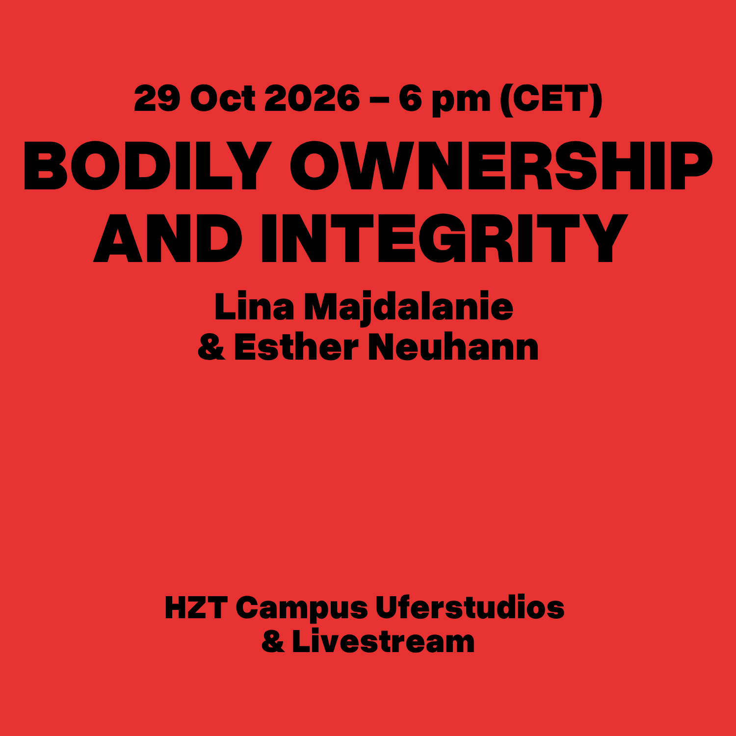 Bodily Ownership and Integrity