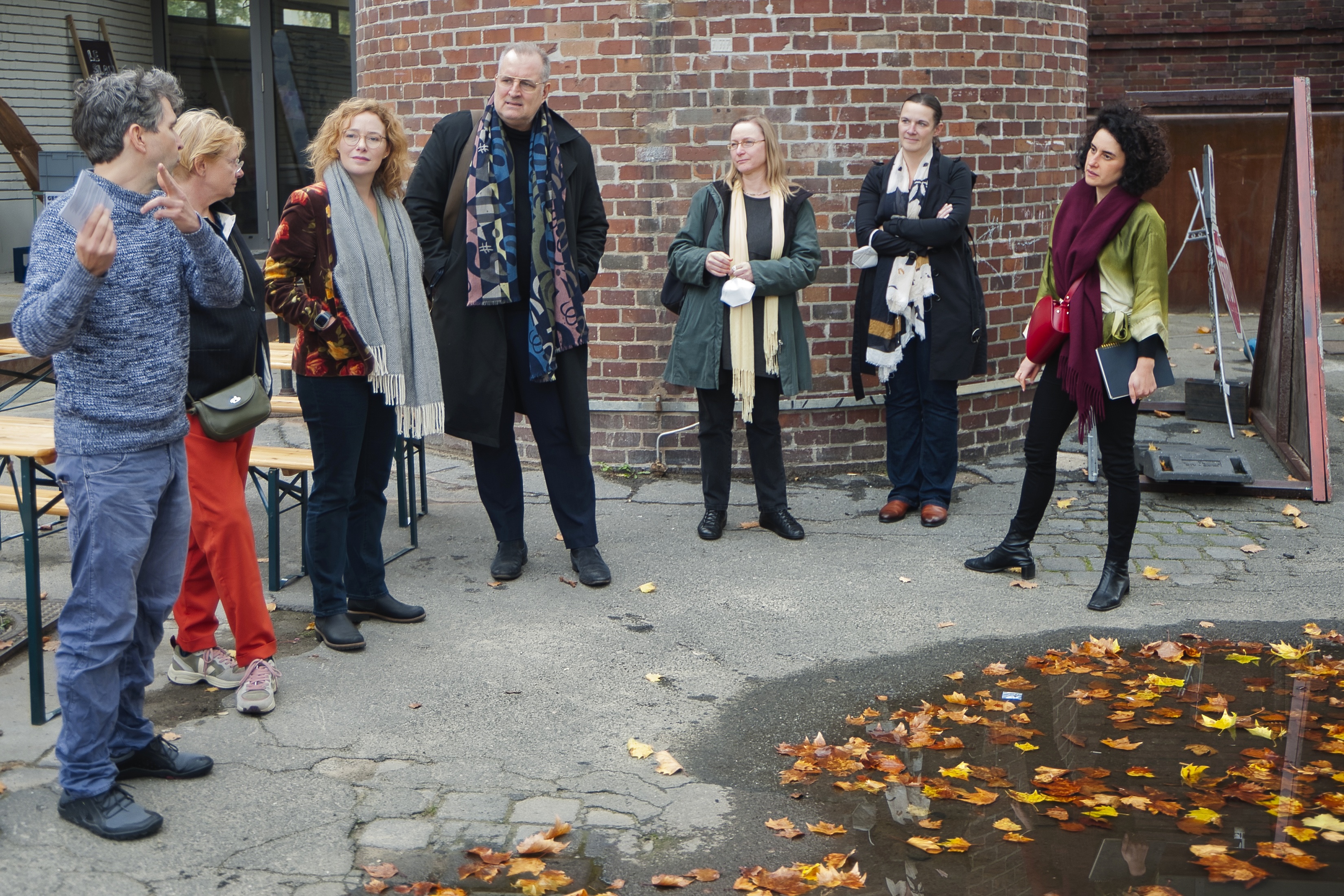 Nik Haffner, Wanda Golonka, Anna-Luise Kiss, Norbert Palz, Jana Schütze, Carolin Krehl, Armaghan Naghipour (v.l.n.r.)