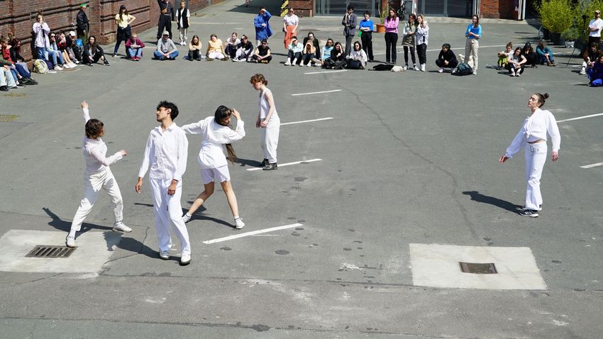 Across Two Spaces Across Two Spaces